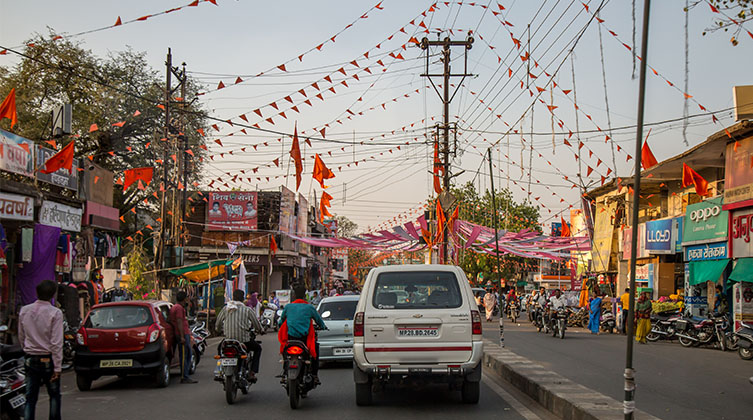 Straßenszene in Chhattisgarh (Symbolbild)
