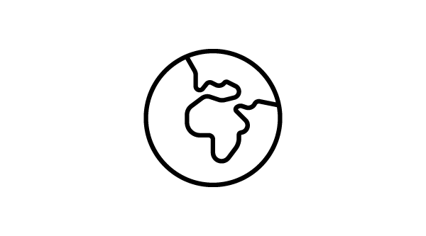 Erdkugel als Icon