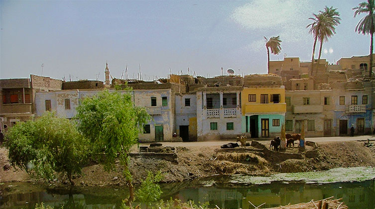 Dörfliches Leben in Oberägypten 