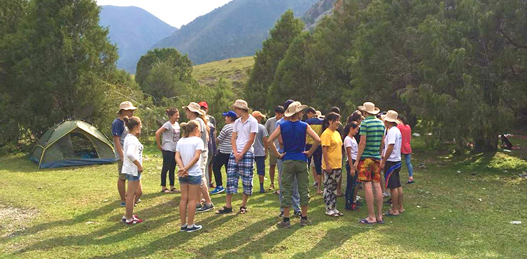 Jugendcamp in Zentralasien