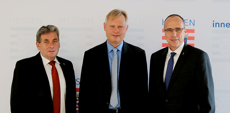 Markus Rode trifft Innenminister Beuth und Landespolizeipräsident Münch