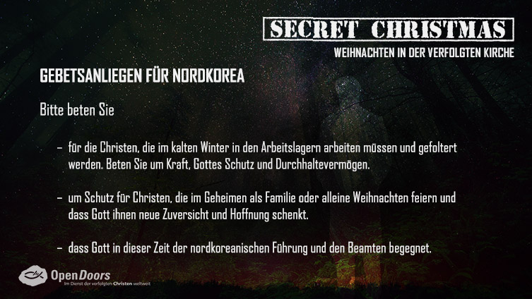 Secret Christmas. 3. Advent – Gebetsanliegen