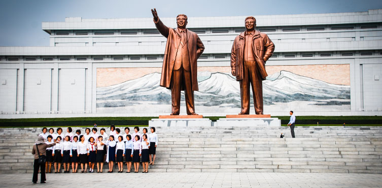 Denkmal der verstorbenen Anführer: Kim Il Sung und Kim Jong-Il