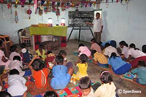 Open Doors unterstützte in Kandhamal den Aufbau von Schulen für christliche Kinder.