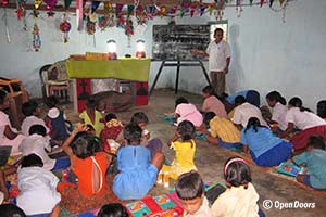 Open Doors unterstützte in Kandhamal den Aufbau von Schulen für christliche Kinder.