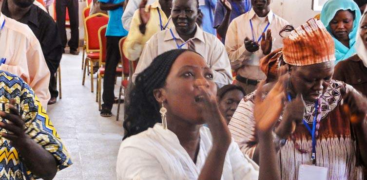 Christlicher Gottesdienst im Sudan