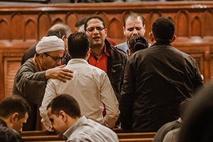 Symbolbild: Ägyptische Christen im Gebet