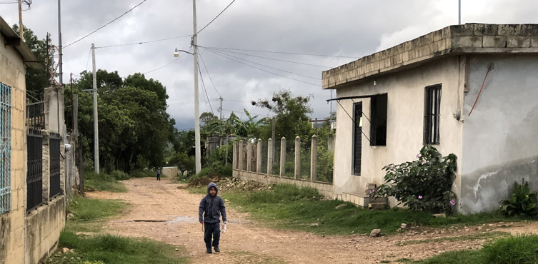 Ein Dorf in Mexiko