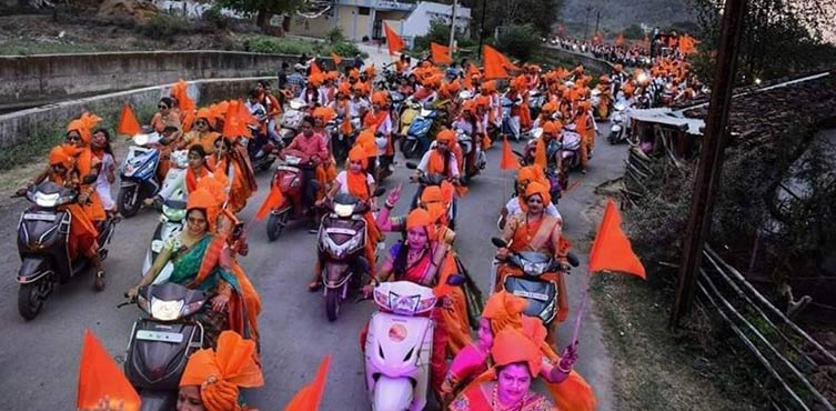 Wahlkampf-Kampagne der BJP in Indien