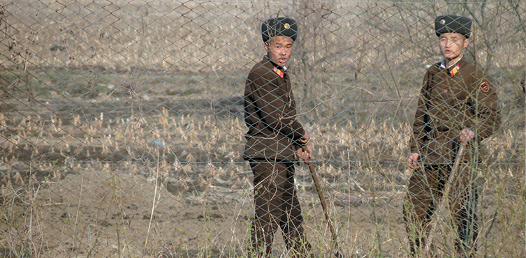 Grenzsoldaten in Nordkorea