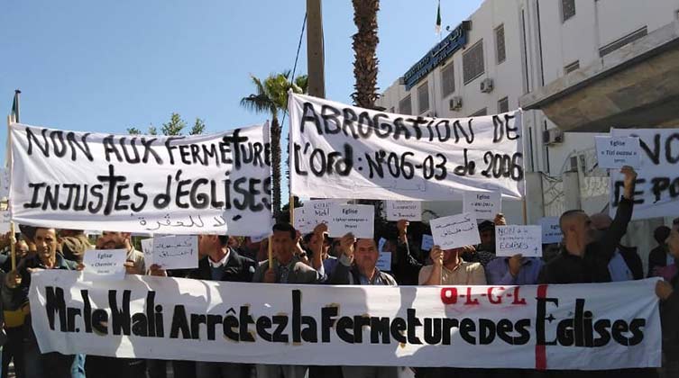 Demonstration in Algerien