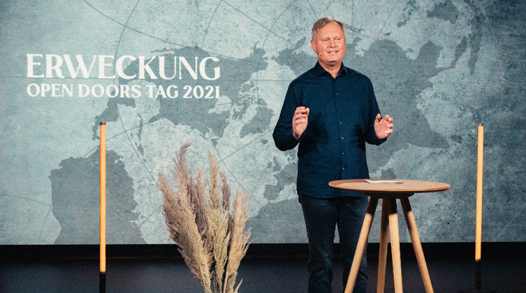 Markus Rode eröffnet den Open Doors Tag 2021