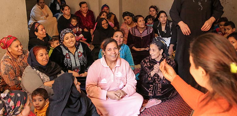 Jüngerschaftskurs für Frauen in einem Dorf im Süden Ägyptens