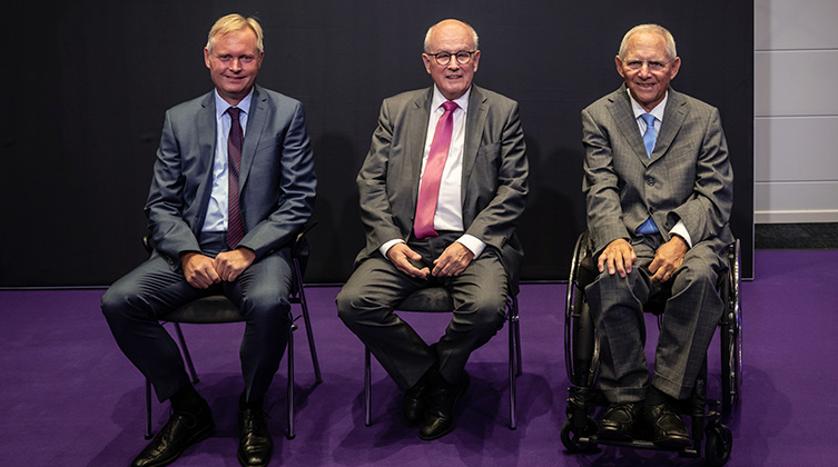 Markus Rode, Volker Kauder, Wolfgang Schäuble (v.l.n.r.) 