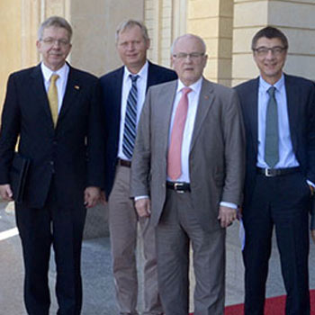 Volker Kauder und Markus Rode zu Besuch im Irak