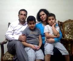 Iran: Pastor Yousef Nadarkhani und seine Frau Fatemeh Pasandideh. Das Paar hat zwei Kinder Daniel (*2003) und Yoel (*2005). Quelle: IGFM