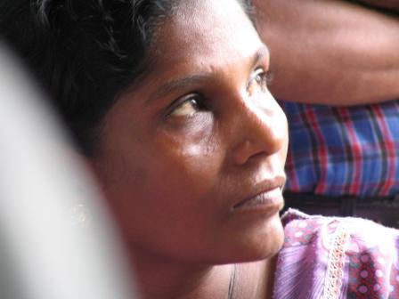 eine Frau aus Sri Lanka