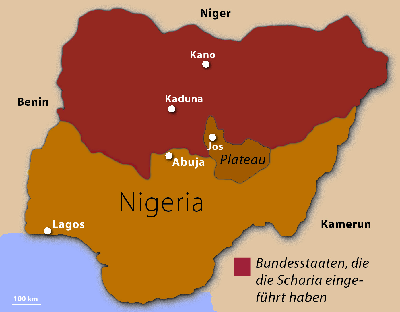 Nigeriakarte