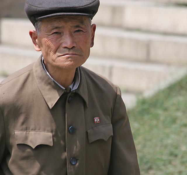 ein nordkoreanischer Bauer