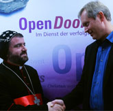 Markus Rode und Erzbischof Silvanus Petros Al-nehmeh