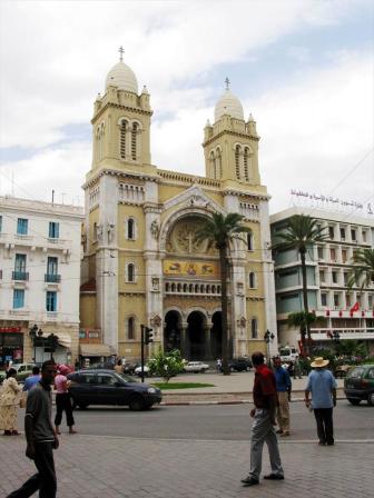 die Kathedrale in Tunis