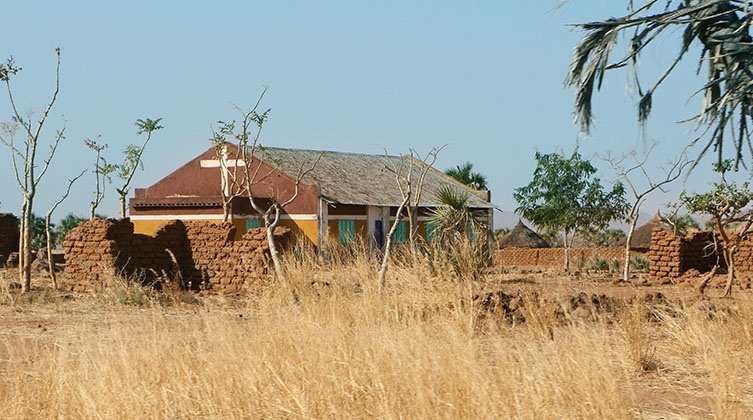 Eine Kirche in den Nubabergen