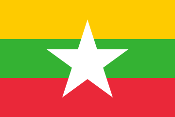 Flagge Myanmar