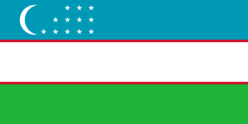 Flagge Usbekistan