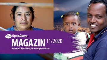 Silvia aus Mexiko und Khalid aus Äthiopien mit seiner Tochter