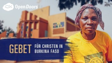 Gebet für Christen in Burkina Faso