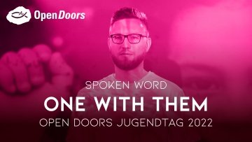 Intro vom Open Doors Jugendtag 2022 mit einem Spoken Word mit Geigenbegleitung