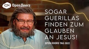 Pastor Daniel aus Kolumbien beim Open Doors Tag 2022 - Sogar Guerillas finden zum Glauben an Jesus
