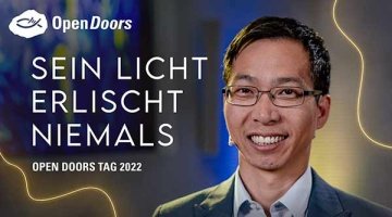 Timothy aus Nordkorea beim Open Doors Tag 2022 - Sein Licht erlischt niemals