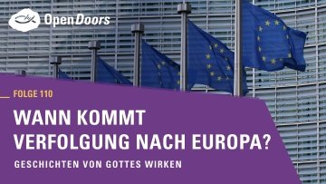 Europaflaggen vor dem Europaparlament