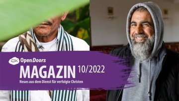 Zwei Bilder nebeneinander mit jeweils einem Mann darauf