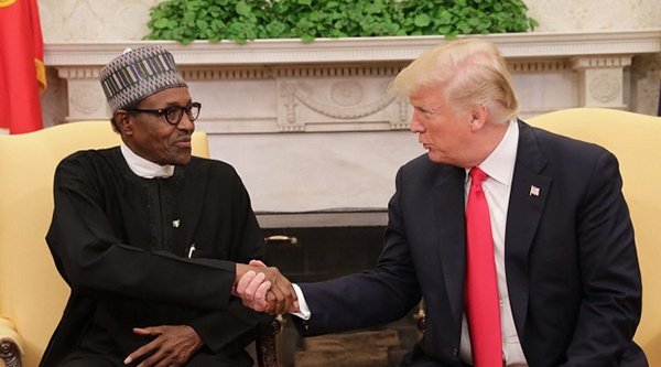 Präsident Buhari mit US-Präsident Trump