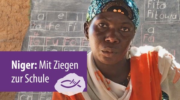 Niger: Mit Ziegen in die Schule
