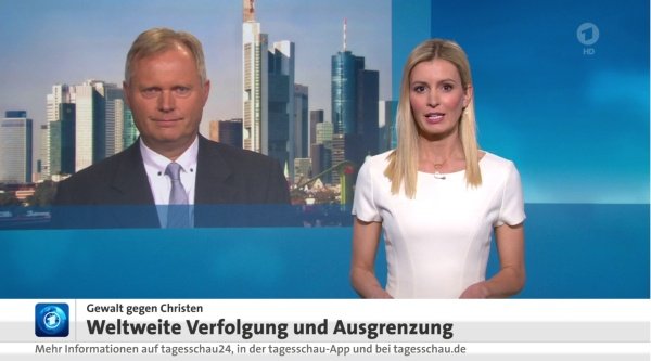 Markus Rode zur Verfolgung von Christen auf Tagesschau24