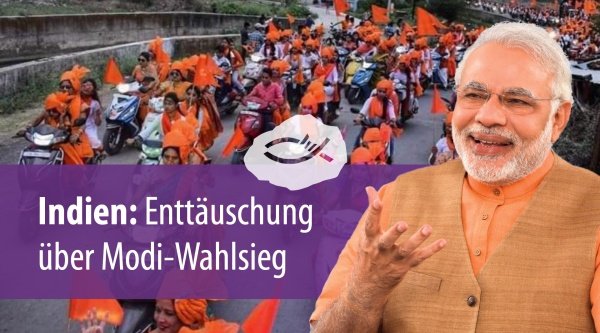 Indien: Enttäuschung über Modi-Wahlsieg