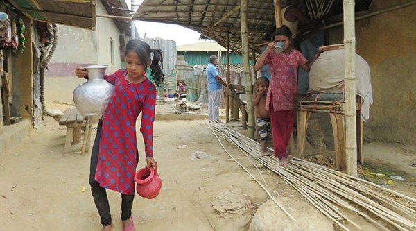 Kinder in einem Rohingya-Flüchtlingslager