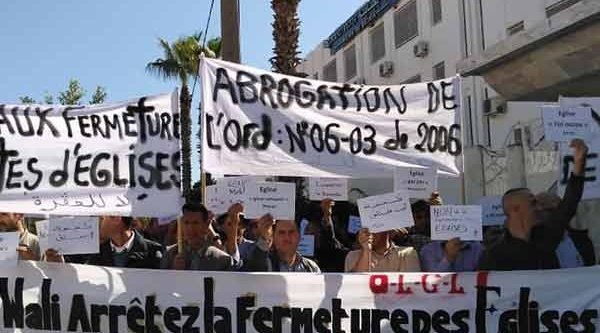 Demonstration in Algerien