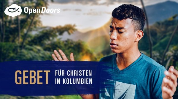 Oscar aus Kolumbien betend