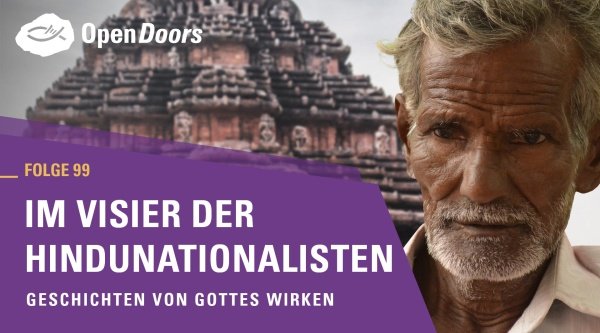 Portrait von aeinem älteren Mann aus Indien 