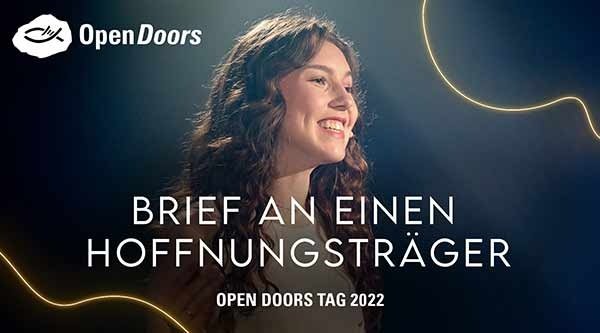 Sarah Marie beim Open Doors Tag 2022 - Brief an einen Hoffnungsträger