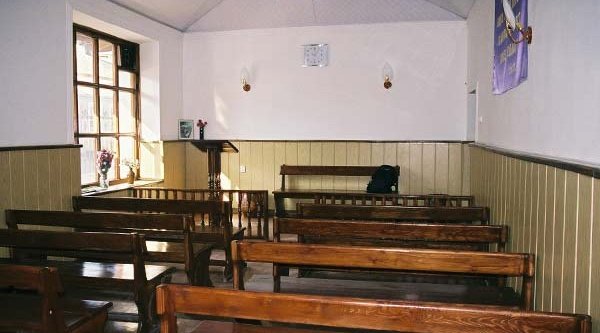 Innenansicht eine Kirche in Tadschikistan