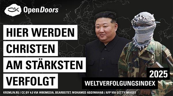 YouTube Thumbnail mit der Beschriftung „Hier werden Christen am stärksten verfolgt“
