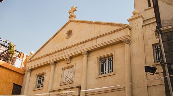 Eine Kirche in Damaskus