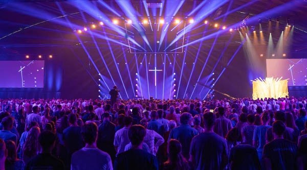 Bühnenbild der Open Doors Tage in Karlsruhe