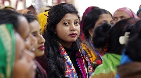 Teilnehmerinnen einer Konferenz