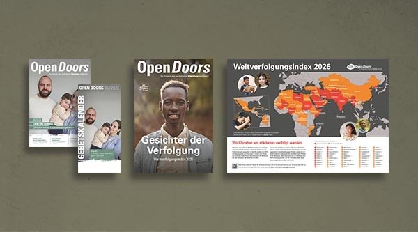 Abbildung verschiedener kostenloser Printmaterialien